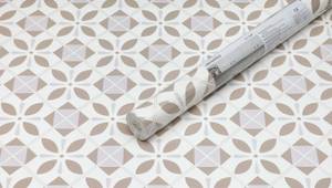 Tapete 3D Wallpaper Oriental Element Beige - Kunststoff - 68 x 1 x 400 cm