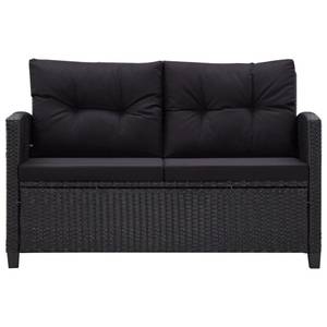 Gartensofa (6-teilig) 3002425 Schwarz