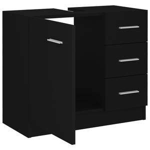 Waschbeckenunterschrank 3005548 Schwarz - Holzwerkstoff - 63 x 54 x 30 cm