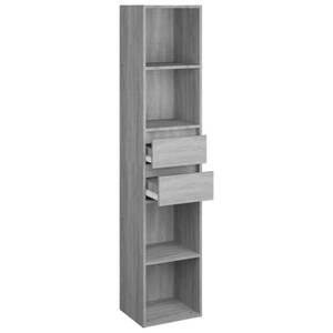 Armoire à livres 3002641 Imitation chêne gris