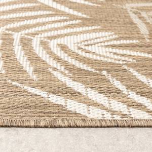 In- & Outdoor Teppich Malta Leaves Beige - 240 x 340 cm