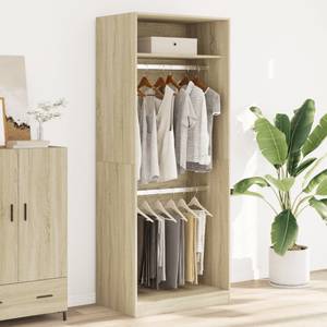 Kleiderschrank 298537-6 Eiche Sonoma Dekor - Breite: 80 cm