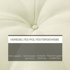 Gartenstuhlauflage 84G-384V00BG Beige - Textil - 80 x 10 x 80 cm