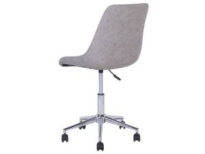 Chaise de bureau MARIBEL Gris - Gris lumineux - Argenté