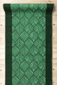 Triangles de Couloir Feuilles Vert - Matière plastique - Textile - 120 x 1 x 600 cm