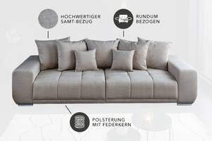 Sofa ELEGANCIA Beige - Textil - 285 x 90 x 106 cm