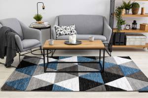 Tapis Alter Rino Triangle Bleu 80 x 150 cm