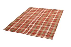 Teppich Jajim CLXXIII Rot - Textil - 169 x 1 x 208 cm