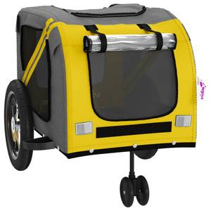 Remorque vélo pour chien 3028771-1 Jaune - 52 x 122 cm