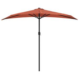 Parasol de balcon 3005106 Brun rouge - 144 x 222 x 270 cm