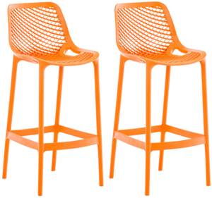 Barhocker Air 2er Set Orange