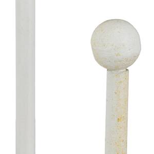 Support essuie-tout sur pied rétro Blanc - Métal - Matière plastique - 16 x 33 x 16 cm