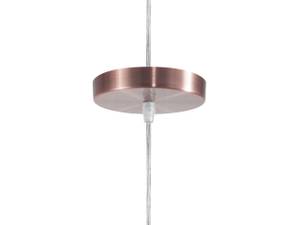 Lampe suspension NARMADA Cuivre - Graphite - Gris