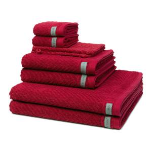 Smart set de serviettes 8 pièces Rouge