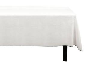 Nappe BORINA Blanc - Textile - 170 x 1 x 300 cm