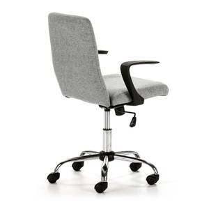 Fauteuil de Bureau Teo, Tissu Gris Clair Gris lumineux