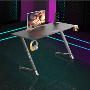 Gaming Tisch Oakland Schwarz - Holzwerkstoff - 140 x 75 x 60 cm