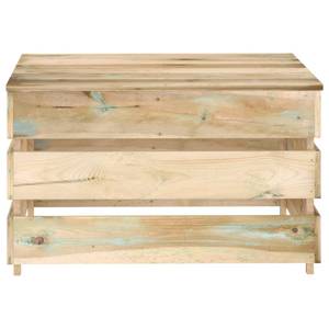 Garten-Lounge-Set Grün - Massivholz - Holzart/Dekor - 70 x 66 x 69 cm