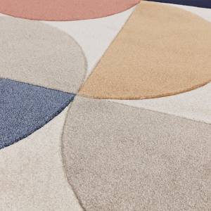 Tapis de salon moderne CURVO Multicolore - 160 x 230 cm