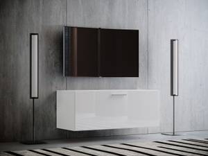 Fernso 95 TV-Möbel Weiß - Holzwerkstoff - 95 x 40 x 36 cm