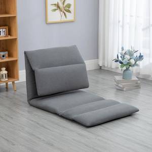 Bodensofa mit Liegefunktion 839-572V00CG Grau - Metall - 71 x 60 x 72 cm