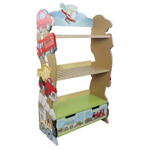 Kinder Bücherregal W-10040A Massivholz - 28 x 105 x 57 cm