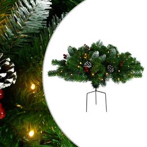 Chemin sapin de Noël 332834 Vert - Matière plastique - 63 x 40 x 63 cm