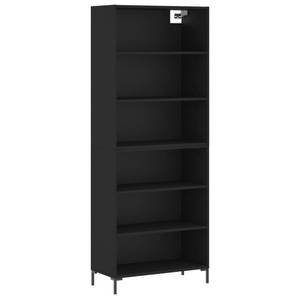 Highboard DE6215 Schwarz - Holzwerkstoff - 33 x 180 x 70 cm