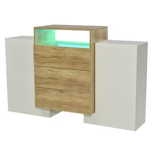 Sideboard CaelusⅡ Braun - Holzwerkstoff - Metall - 140 x 77 x 140 cm