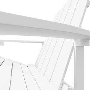 Chaise de jardin 3012245 Blanc - Métal - Matière plastique - 83 x 92 x 73 cm