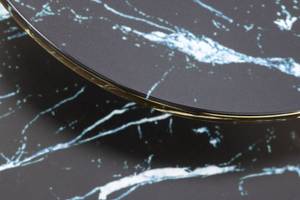 Einschubtische Alisma Schwarz - Glas - 45 x 50 x 45 cm
