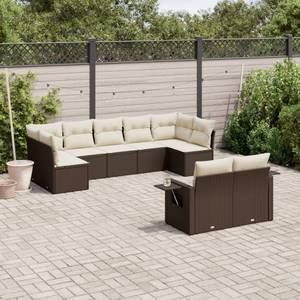 Gartensitzgruppe K6993(9-tlg) Braun - Massivholz - 69 x 62 x 55 cm