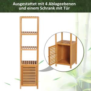 Badezimmerregal 834-150 Braun - Bambus - 33 x 140 x 36 cm