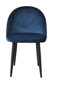 SIT&CHAIRS Stuhl, 2er-Set Schwarz - Blau