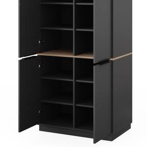 Kleiderschrank Betti 40610 Braun - Grau - Holzwerkstoff - 82 x 179 x 50 cm