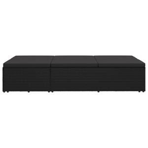 Chaise longue Noir