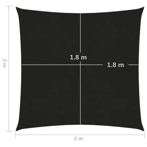 Voile solaire 3006391-1 Noir - 200 x 200 cm