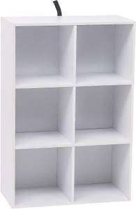 Bücherregal Jessica Ⅱ Weiß - Holzwerkstoff - 60 x 90 x 30 cm