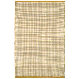 BERGEN MANGUE M tapis laine contemporain Jaune - 140 x 200 cm