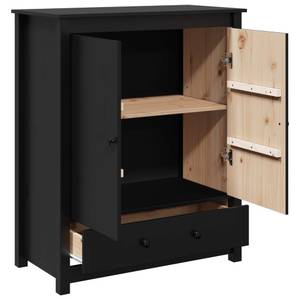 Highboard DE6993 Schwarz - Massivholz - 42 x 100 x 83 cm