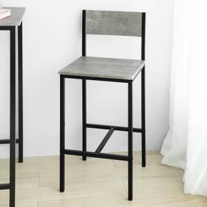 Table + 2 x Tabourets OGT27-HG Gris