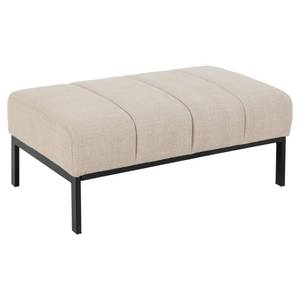 Pouf Caix Beige - Textil - 100 x 41 x 61 cm