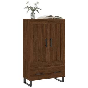 Highboard DE9410 Eiche Schwarzbraun Dekor