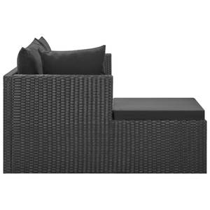 Gartenmöbel-Set (4-teilig) 3006305 Schwarz - Polyrattan - 50 x 33 x 80 cm