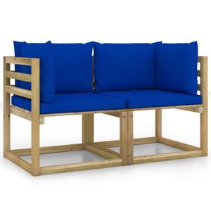 Garten Ecksofa 3016481-7 (2er Set) Blau - Holzwerkstoff - Holzart/Dekor - 64 x 70 x 64 cm