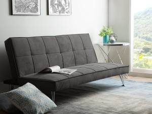 3-Sitzer Sofa HASLE Grau - Silber