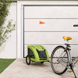 Remorque vélo pour chien 3028682 Vert - 63 x 66 x 125 cm