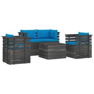 Garten-Lounge-Set (5-teilig) 3005334 Hellblau