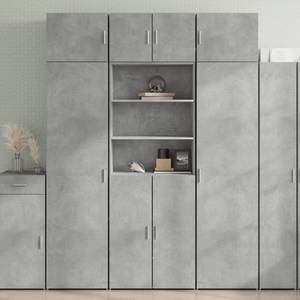 Highboard DE8839 Grau - Holzwerkstoff - 43 x 185 x 70 cm