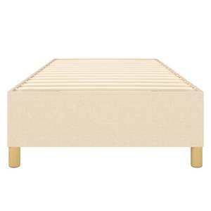 Cadre de lit 3016026-1 Marron - Blanc crème - 90 x 35 cm